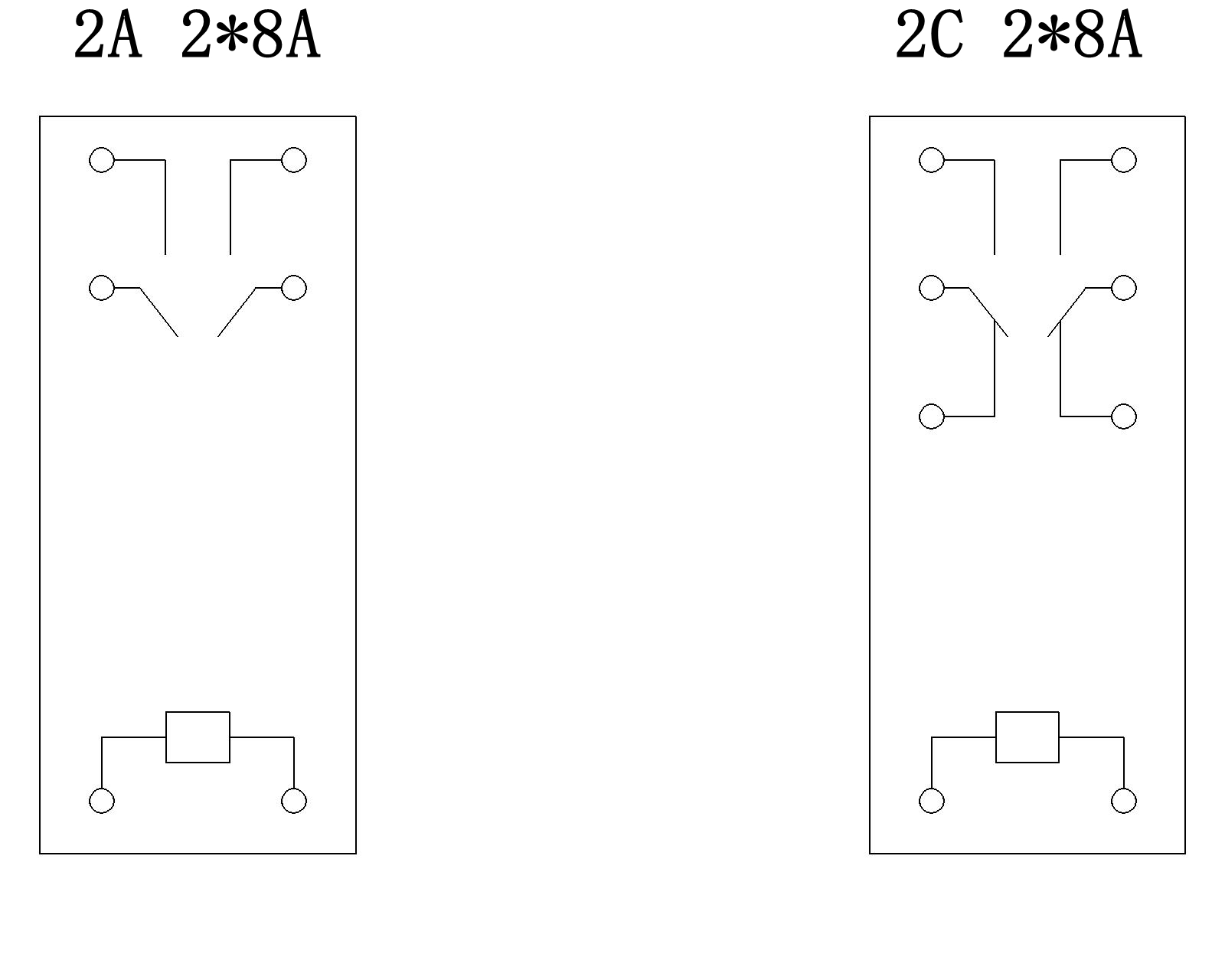 GN 2x8A wiring diagram