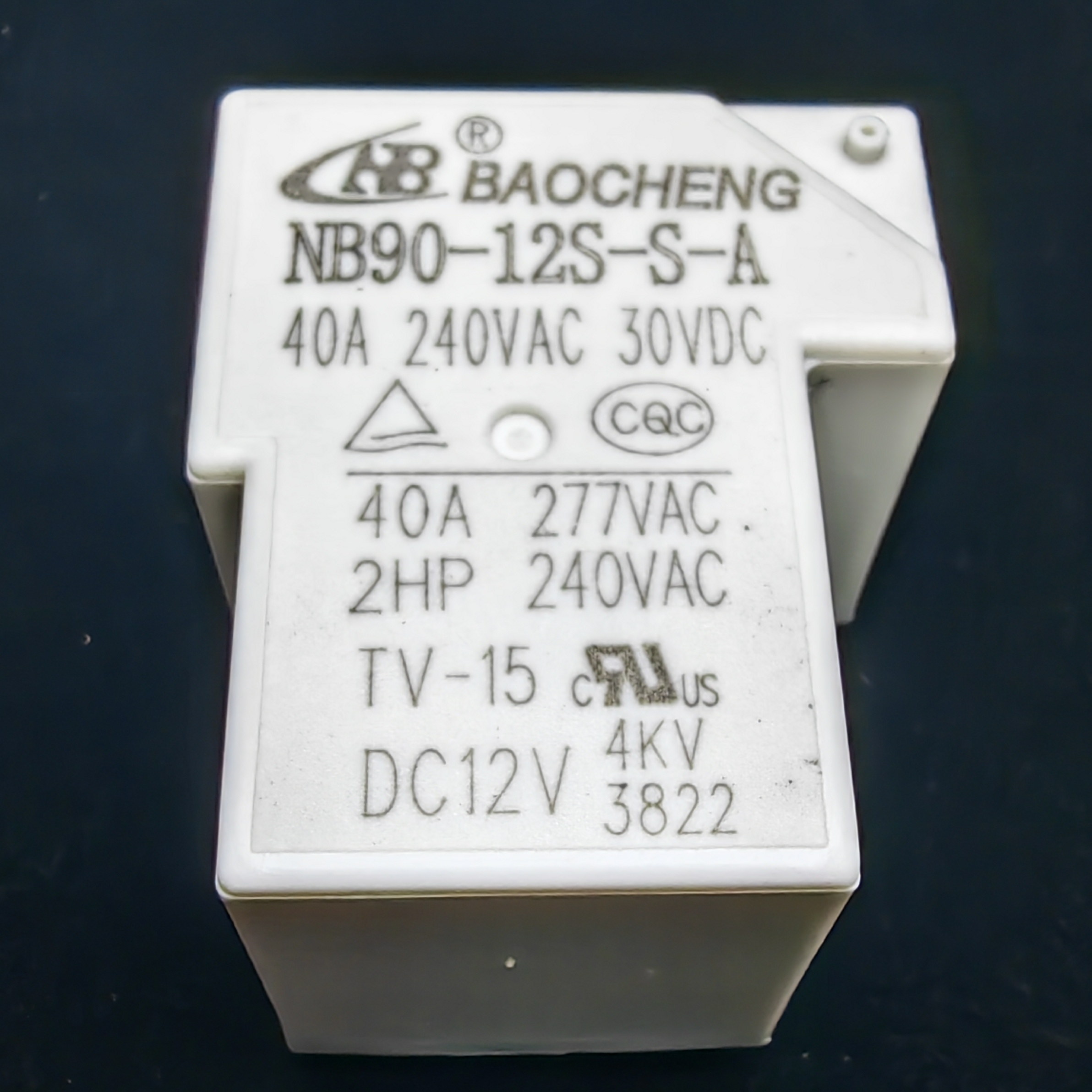 NB90 40A 004V Relay in Charging Pile/New energy-WHITE